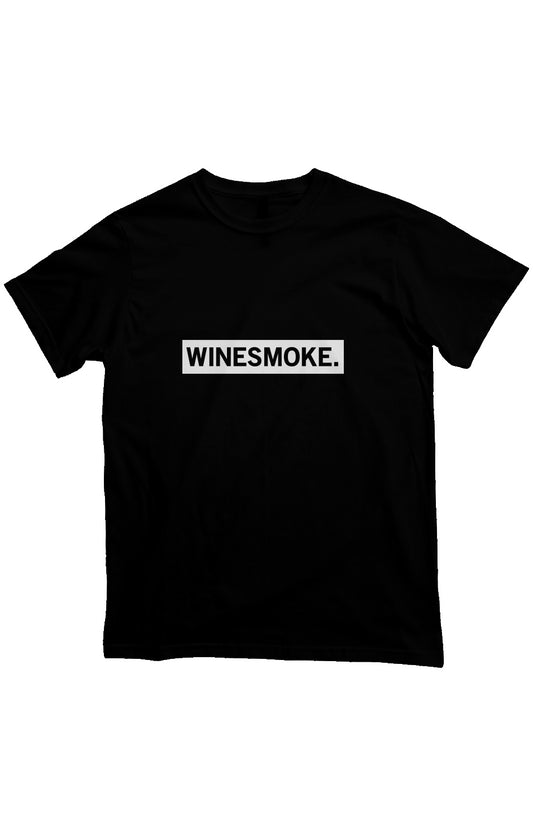 WINESMOKE Heavyweight T Shirt - Black